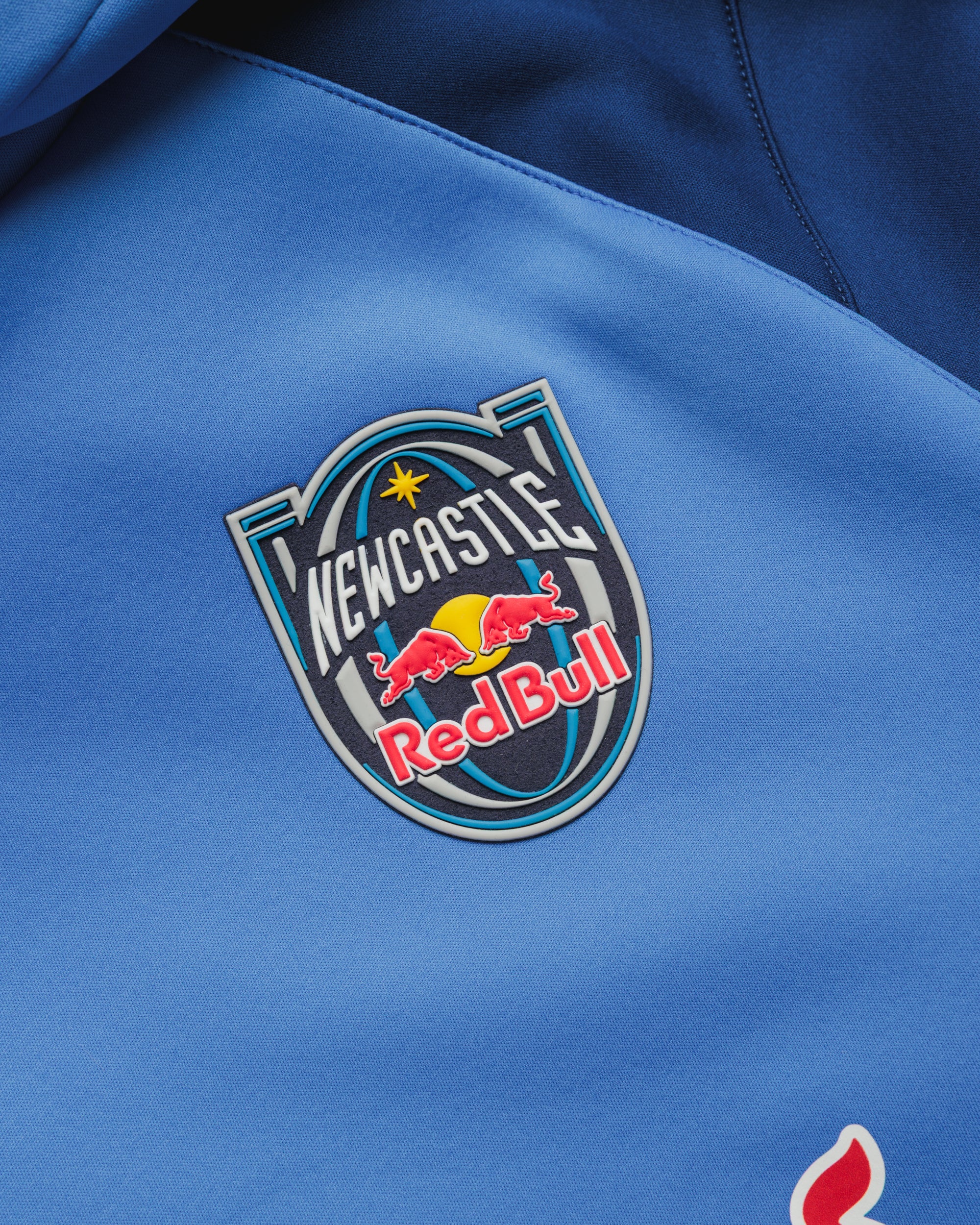 Newcastle Red Bulls 26/27 Vertex Training Hoodie Womens Light Blue/Navy/Red