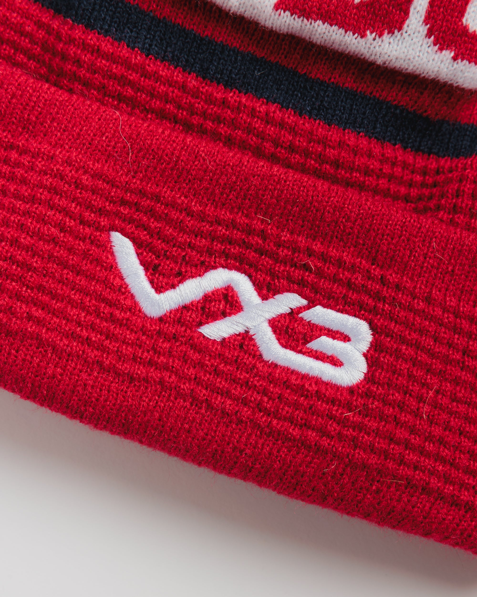 Newcastle Red Bulls 26/27 Bobble Hat Red/Navy/White