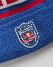 Newcastle Red Bulls 26/27 Bobble Hat Light Blue/Red/White