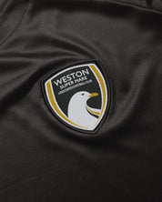 Weston-super-Mare AFC 26/27 Vertex Training Tee Black/Gold/White