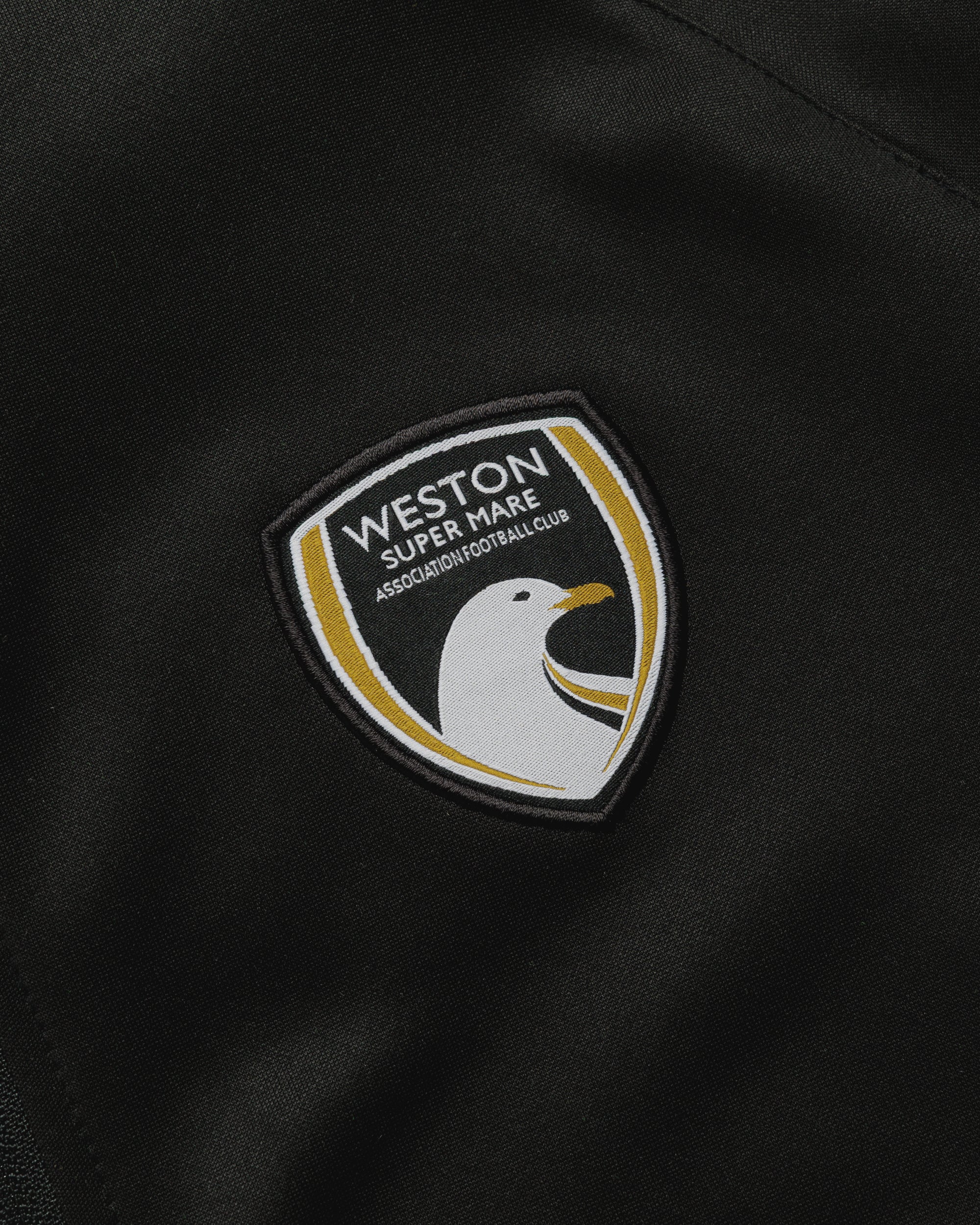 Weston-super-Mare AFC 26/27 Vertex Zip Up Hoodie Black/Gold/White