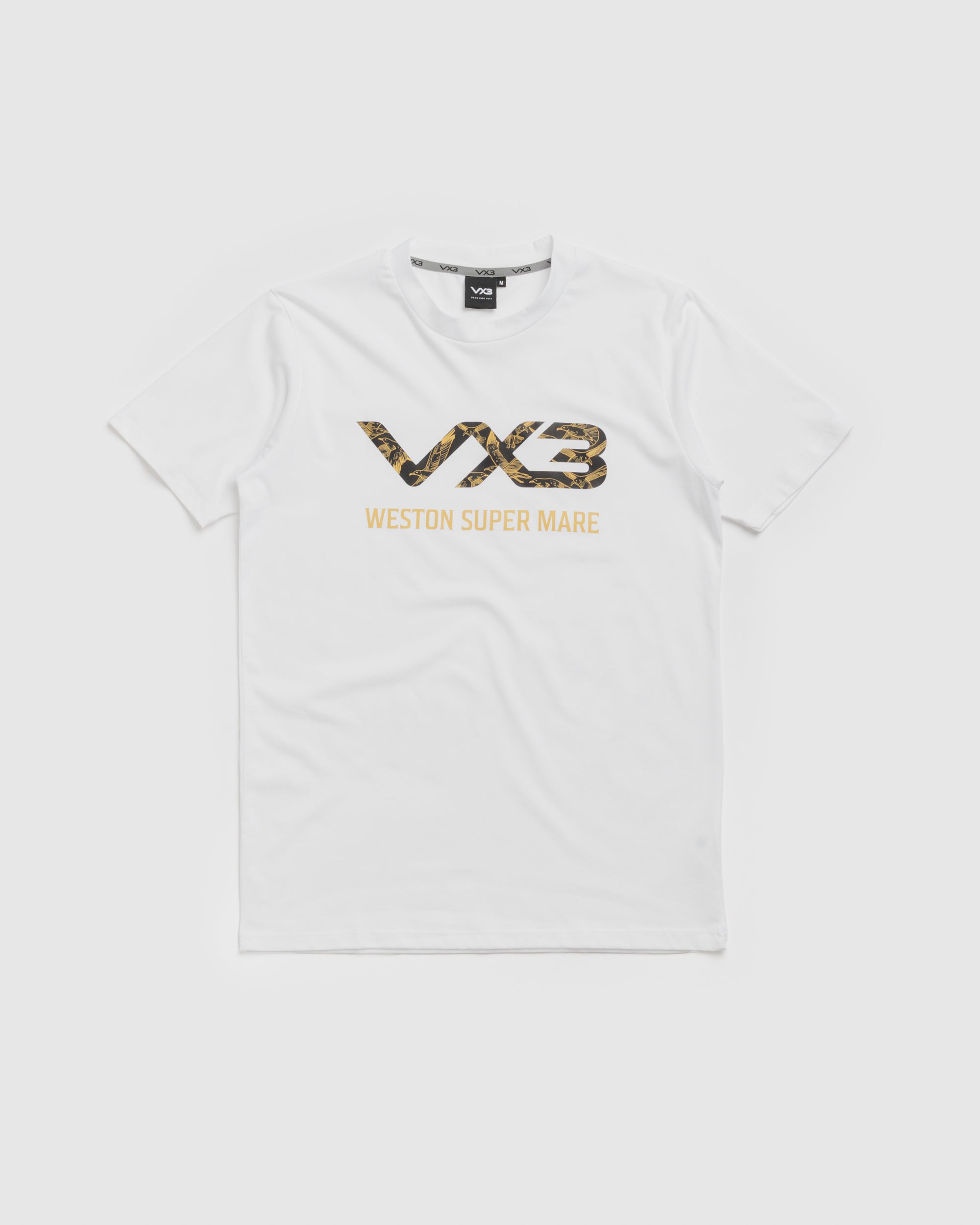 Weston-super-Mare AFC 26/27 Invicta Tee White/Gold/Black