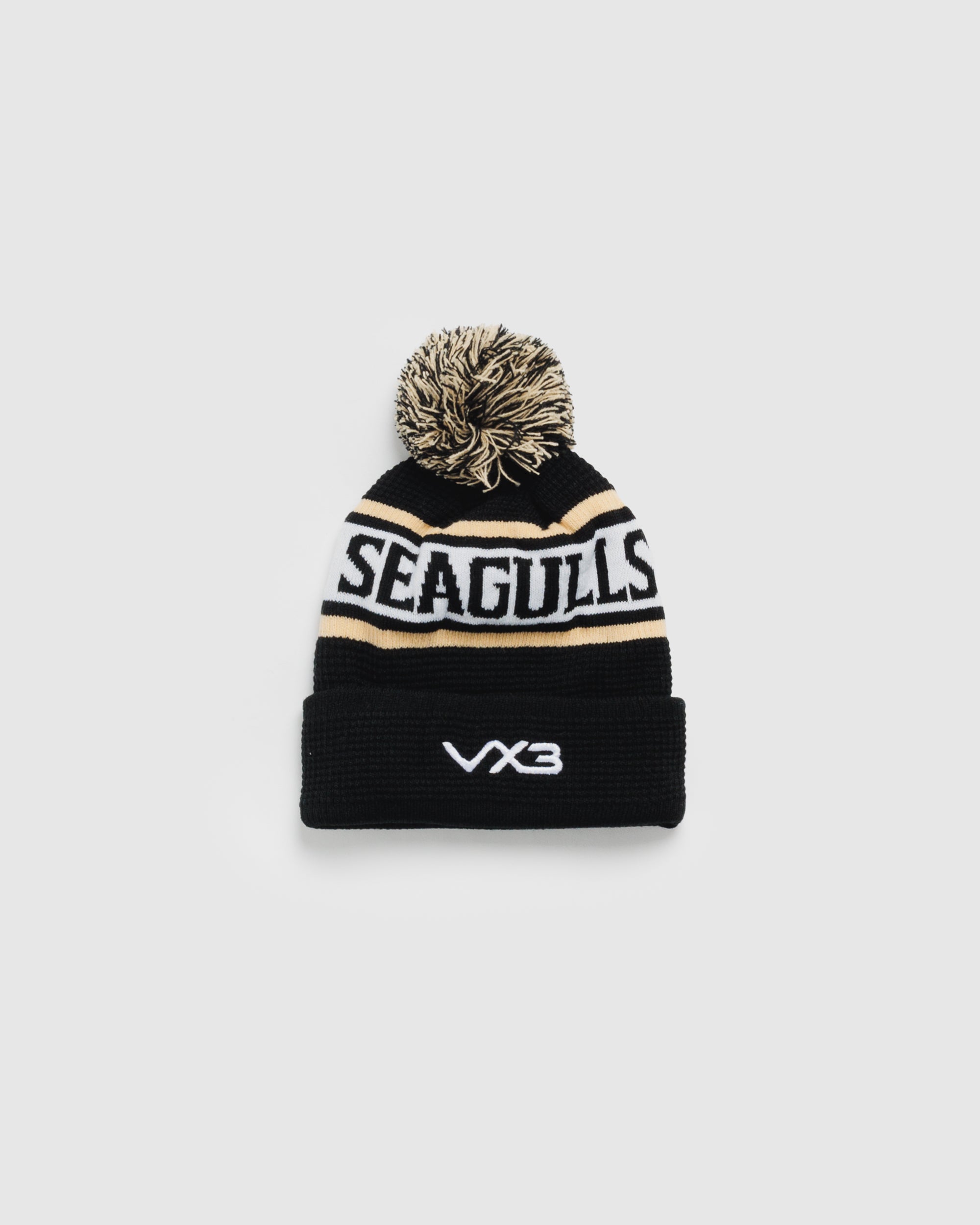 Weston-super-Mare AFC 26/27 Bobble Hat Black/White/Gold