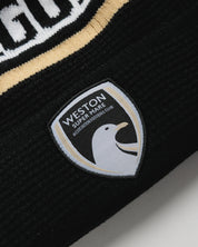 Weston-super-Mare AFC 26/27 Bobble Hat Black/White/Gold