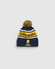 Worcester Warriors 26/27 Bobble Hat Gold/Navy
