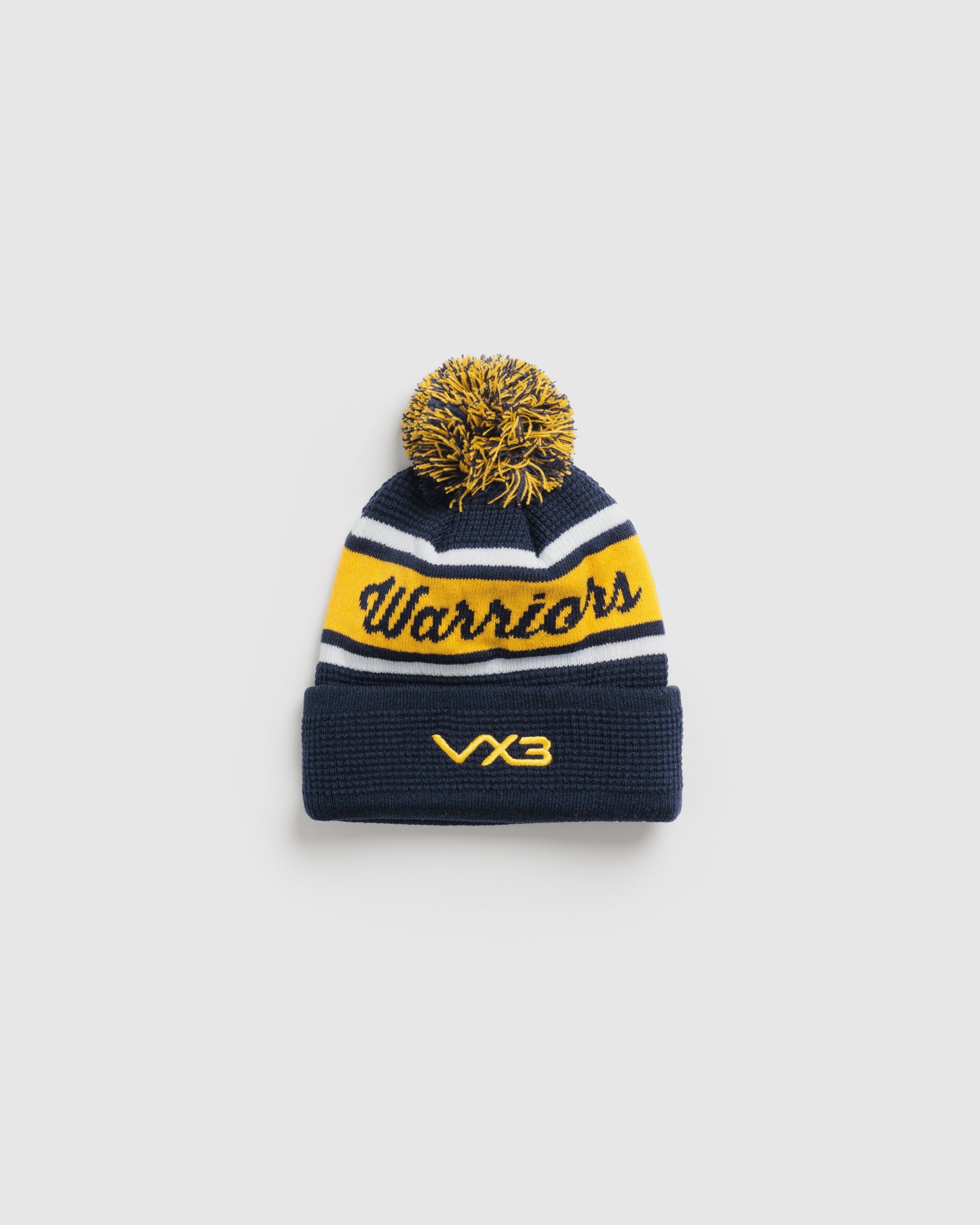Worcester Warriors 26/27 Bobble Hat Gold/Navy