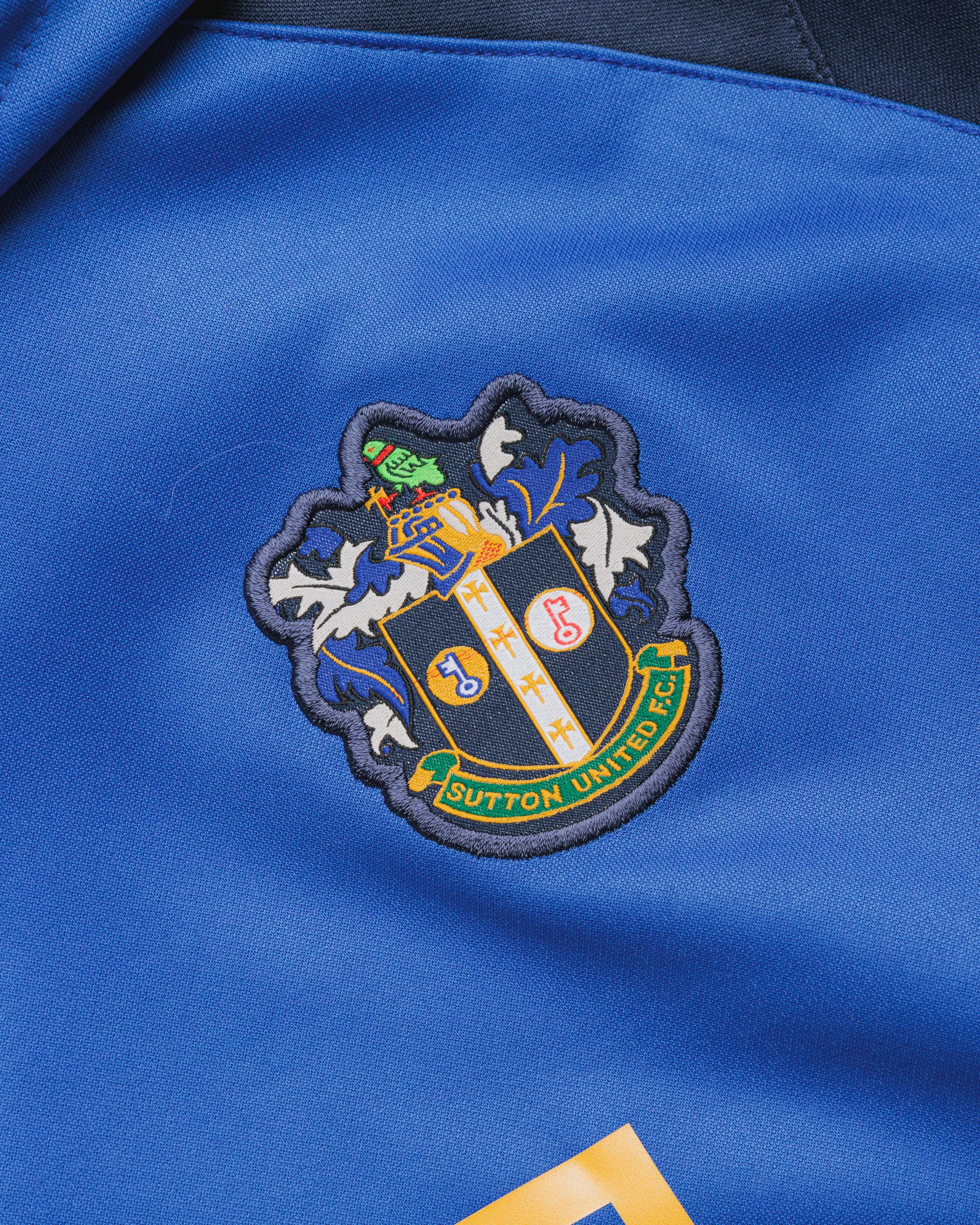 Sutton United 26/27 Vertex Training Hoodie Royal/Navy/Gold