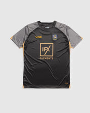 Sutton United 26/27 Vertex Training Tee Black/Dark Grey/Gold