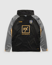 Sutton United 26/27 Vertex Training Hoodie Black/Dark Grey/Gold