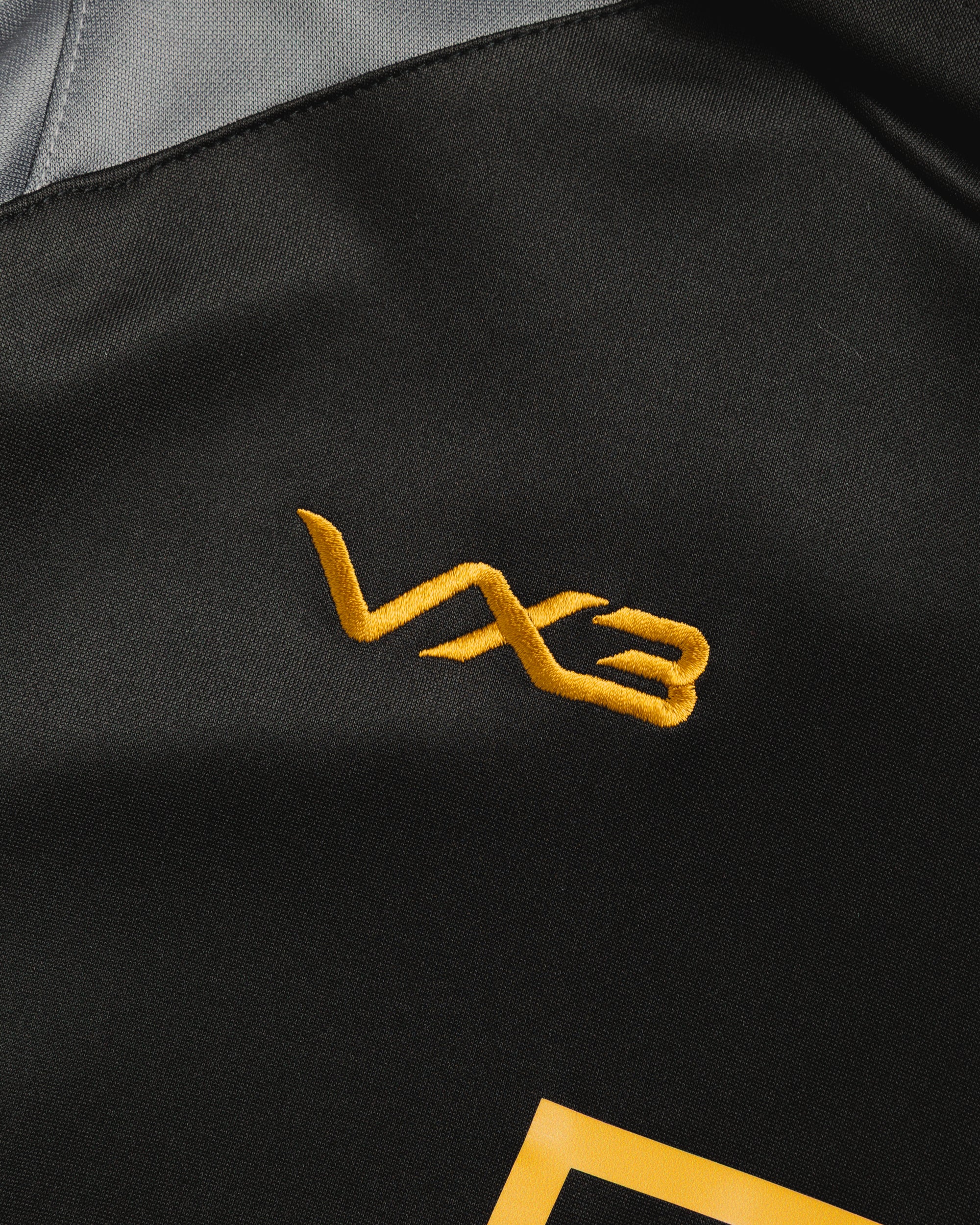 Sutton United 26/27 Vertex Training Hoodie Black/Dark Grey/Gold