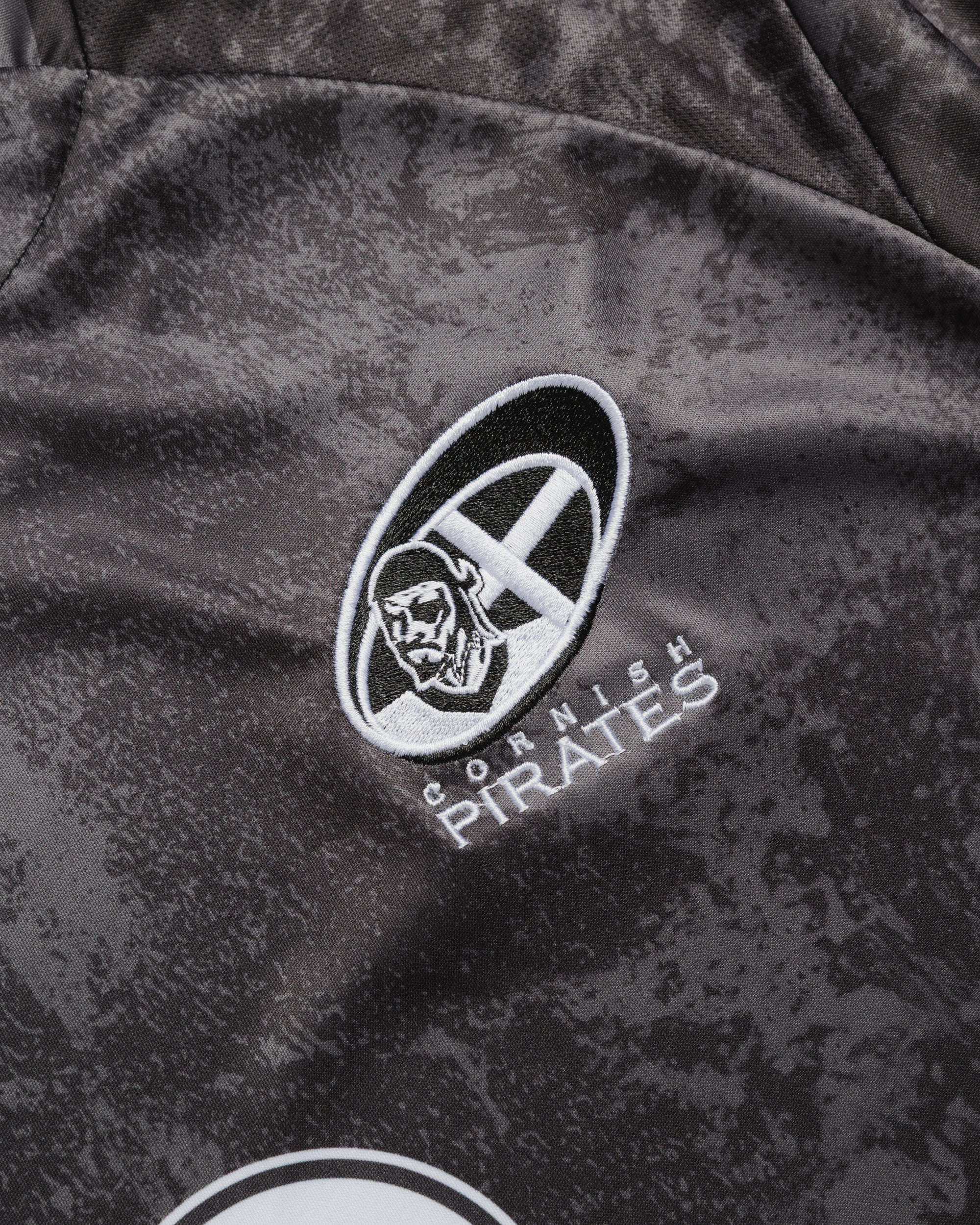 Cornish Pirates 26/27 Vertex Training Tee Womens Black/Gun Metal