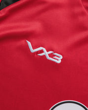 Cornish Pirates 26/27 Vertex Training Tee Red/Black/White
