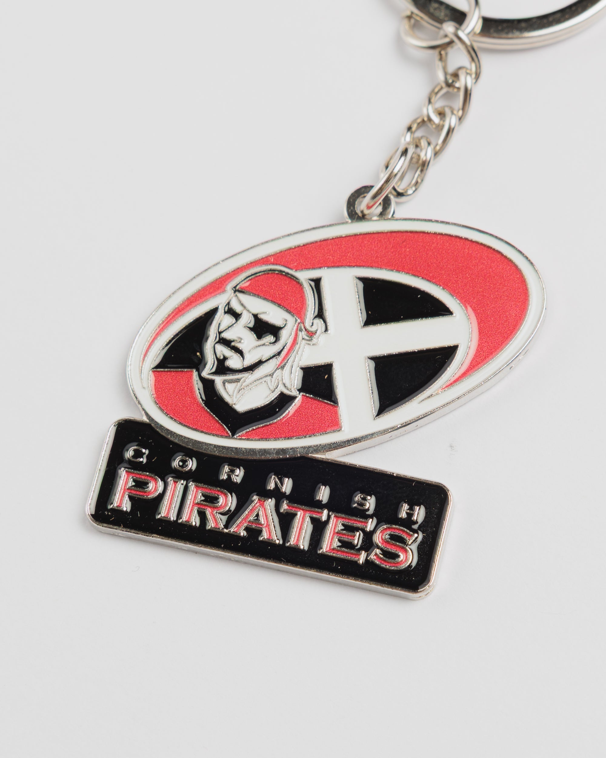 Cornish PIrates Enamel Keyring