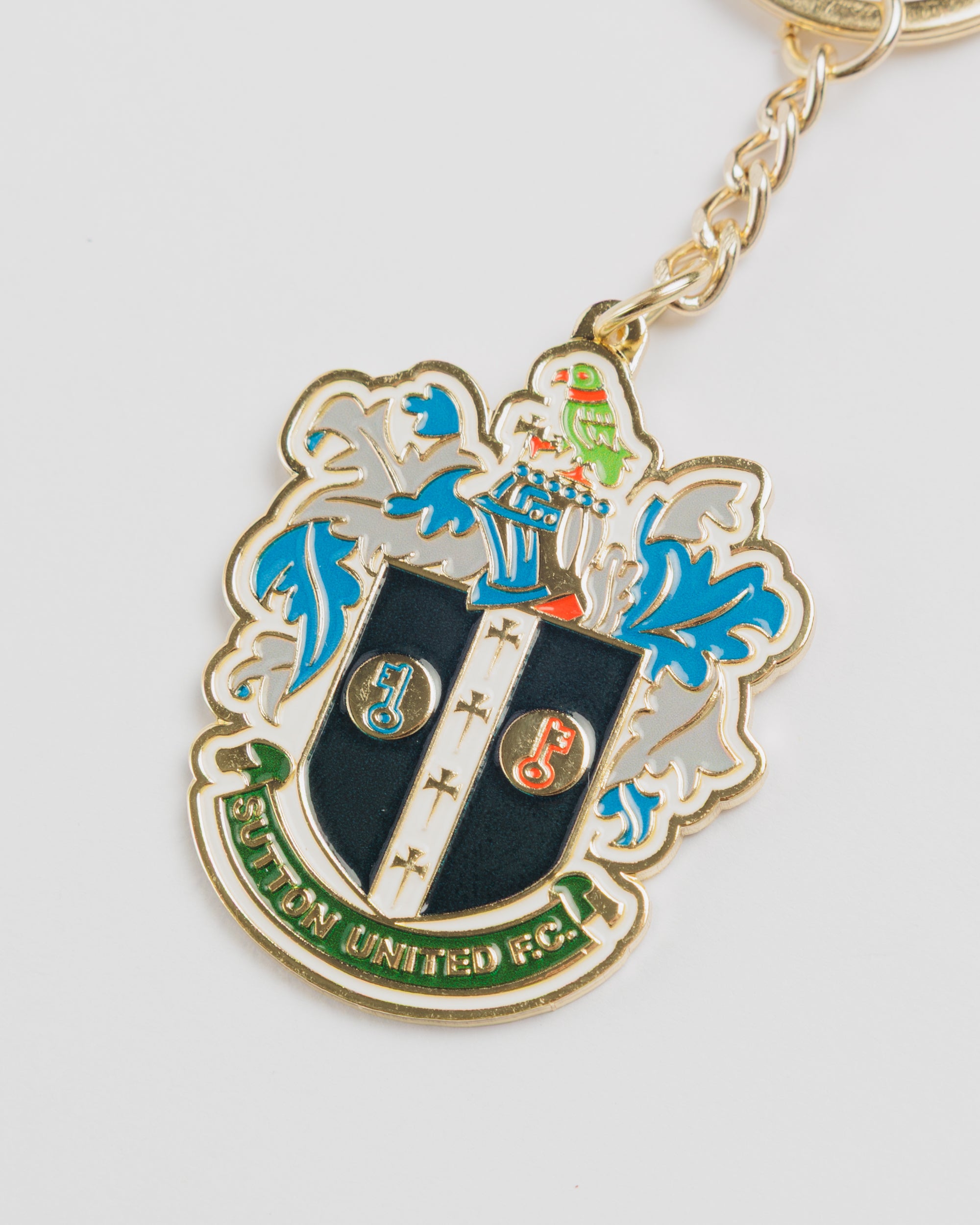 Sutton United Enamel Keyring