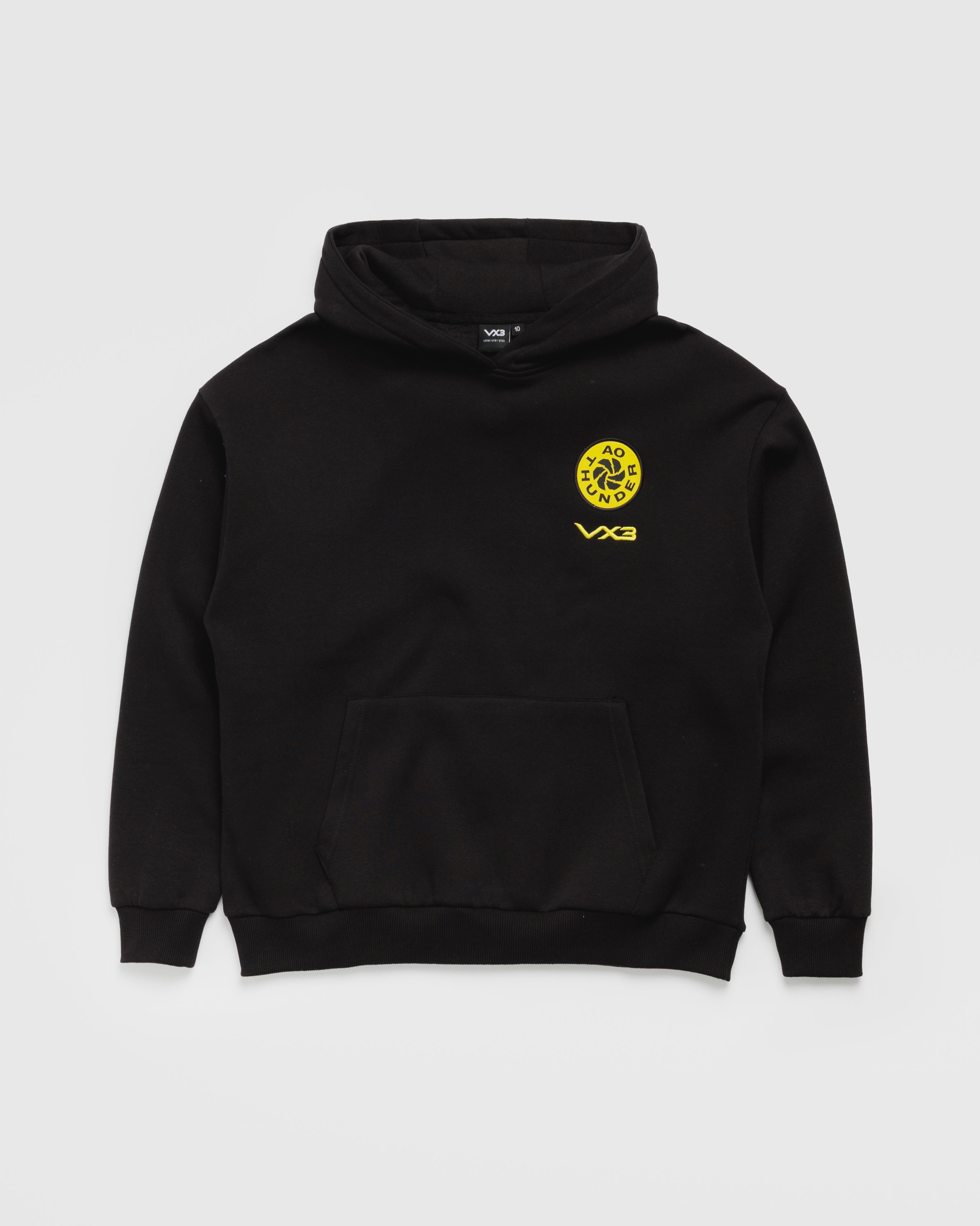 AO Thunder 2027 Conquer Hoodie Womens Black/Yellow