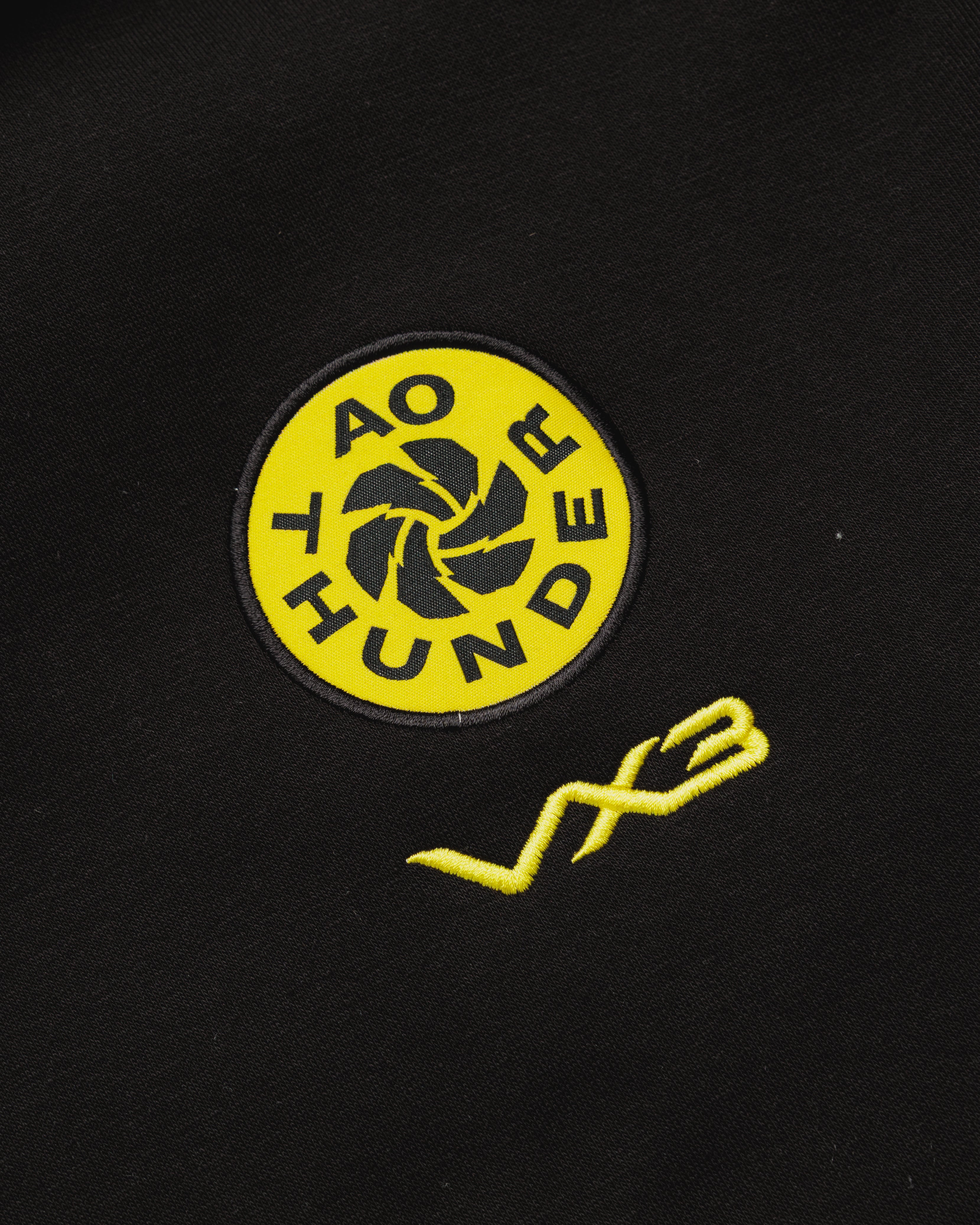 AO Thunder 2027 Conquer Hoodie Womens Black/Yellow