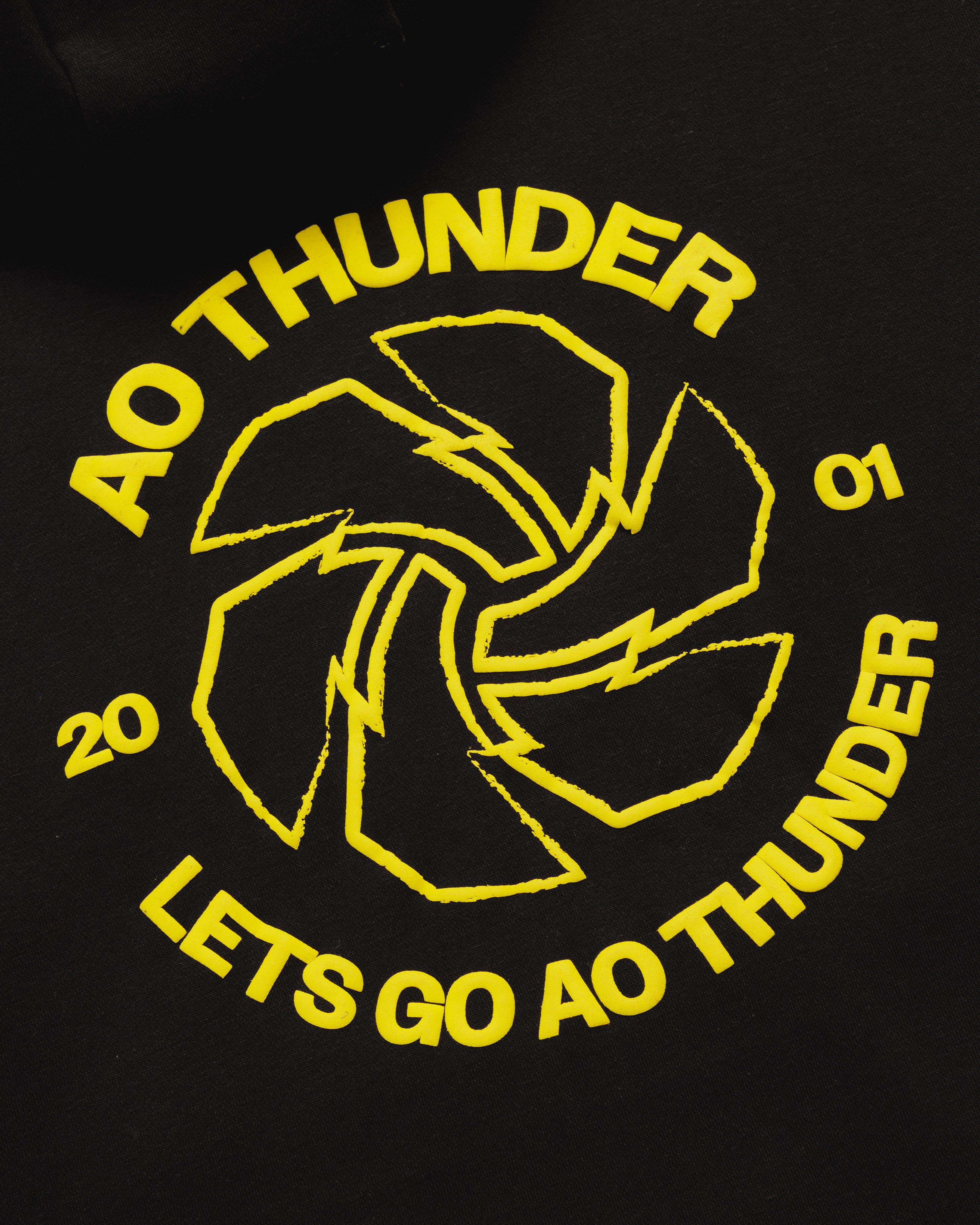 AO Thunder 2027 Conquer Hoodie Womens Black/Yellow