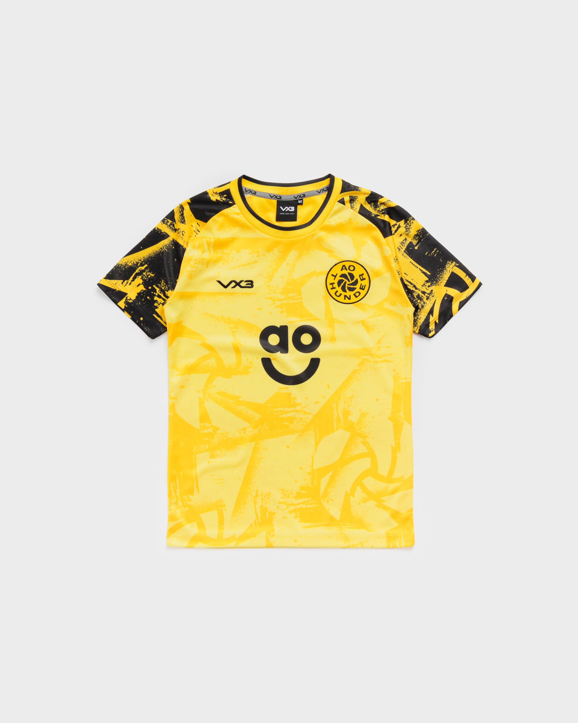 AO Thunder 2027 Training Tee Youth Yellow/Black