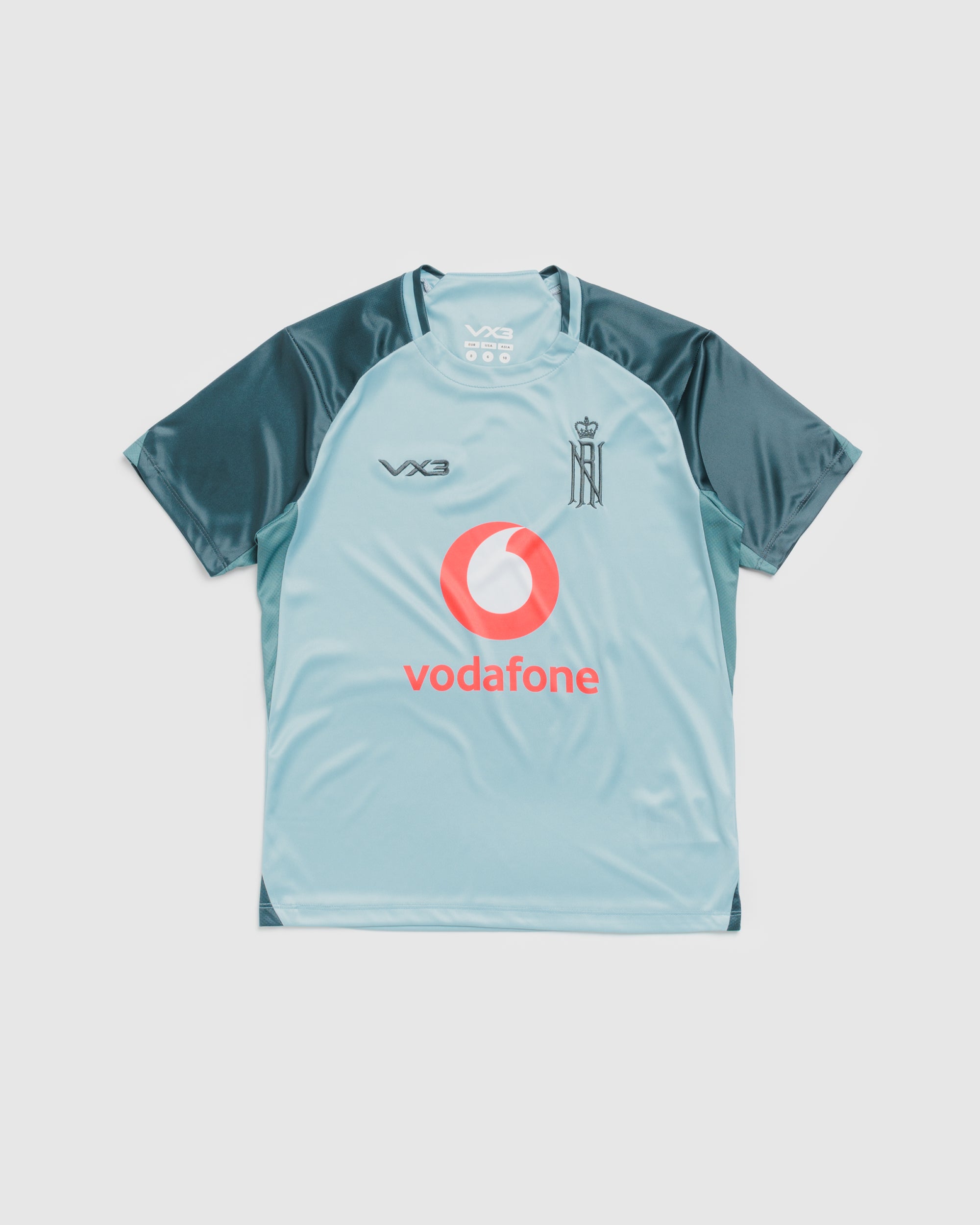 Royal Navy Rugby Union 27/28 Vertex Training Tee Womens Ice Grey/Gunmetal