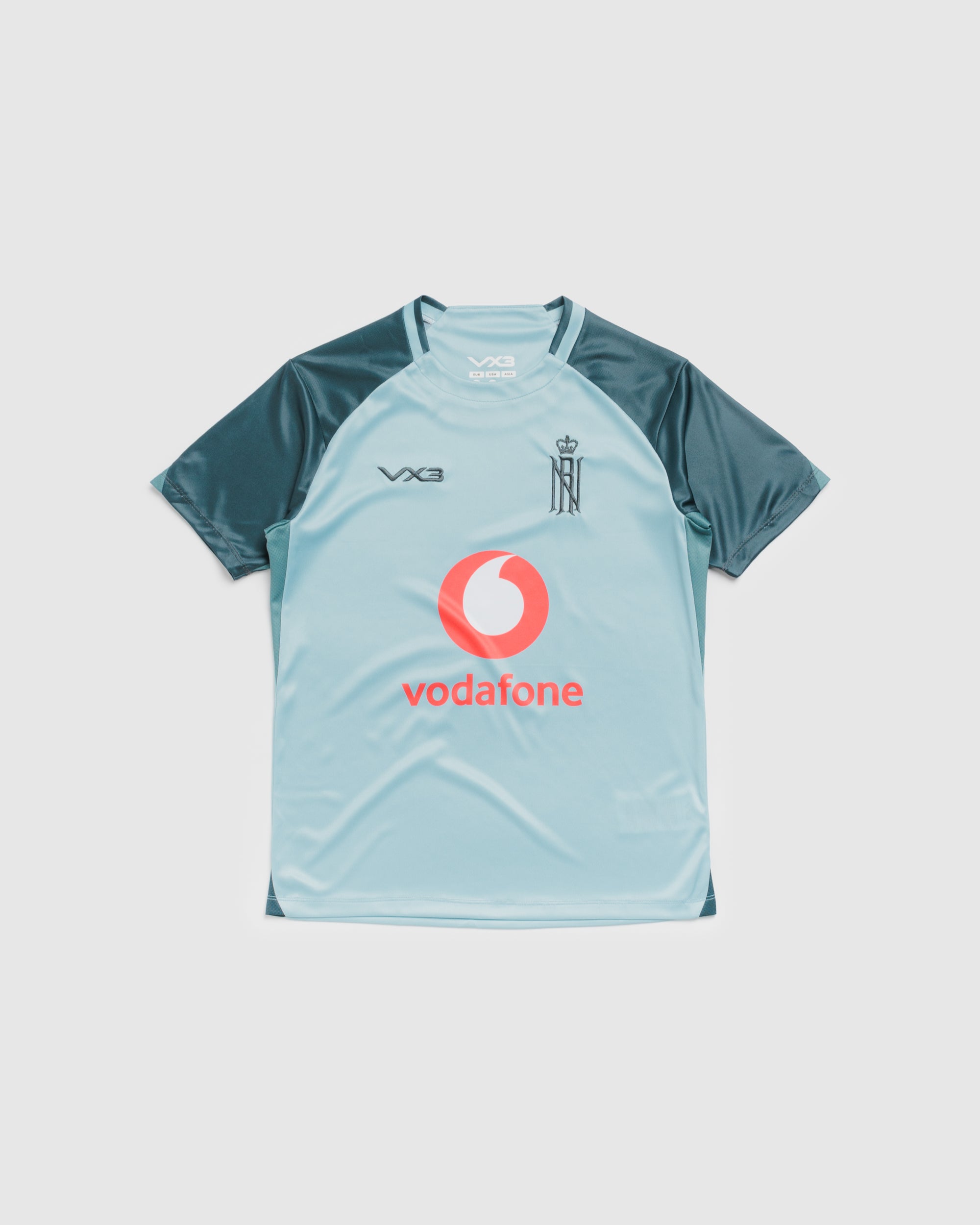 Royal Navy Rugby Union 27/28 Vertex Training Tee Youth Ice Grey/Gunmetal