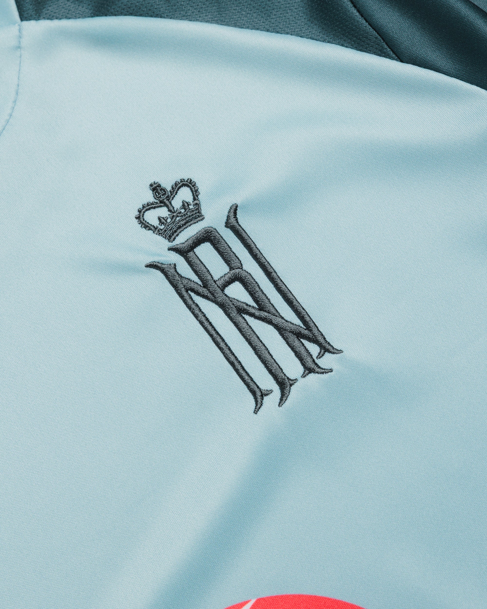 Royal Navy Rugby Union 27/28 Vertex Training Tee Youth Ice Grey/Gunmetal