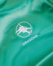 Dragons Netball 2027 Training Tee Dark Sage/Pale Sage