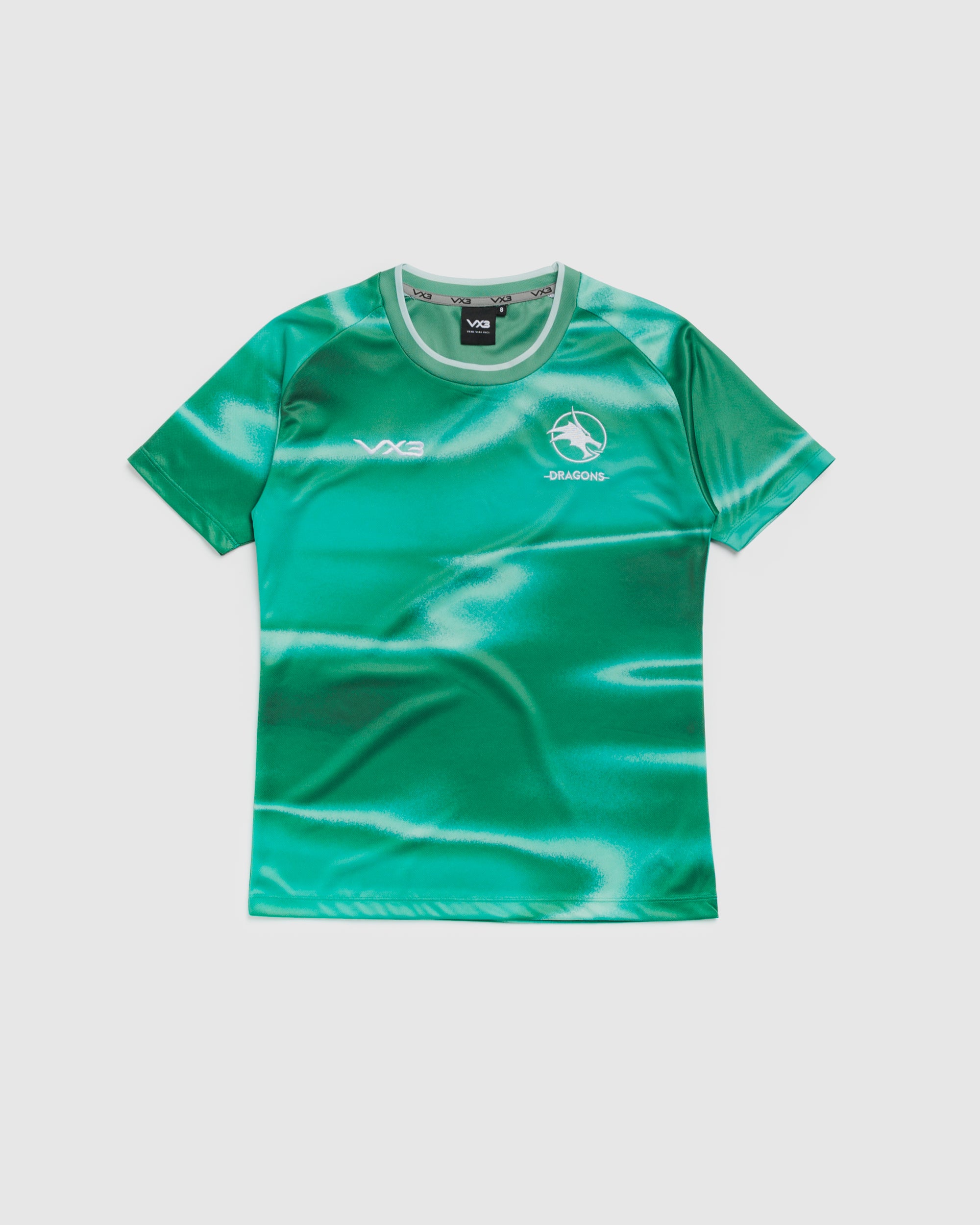 Dragons Netball 2027 Training Tee Womens Dark Sage/Pale Sage