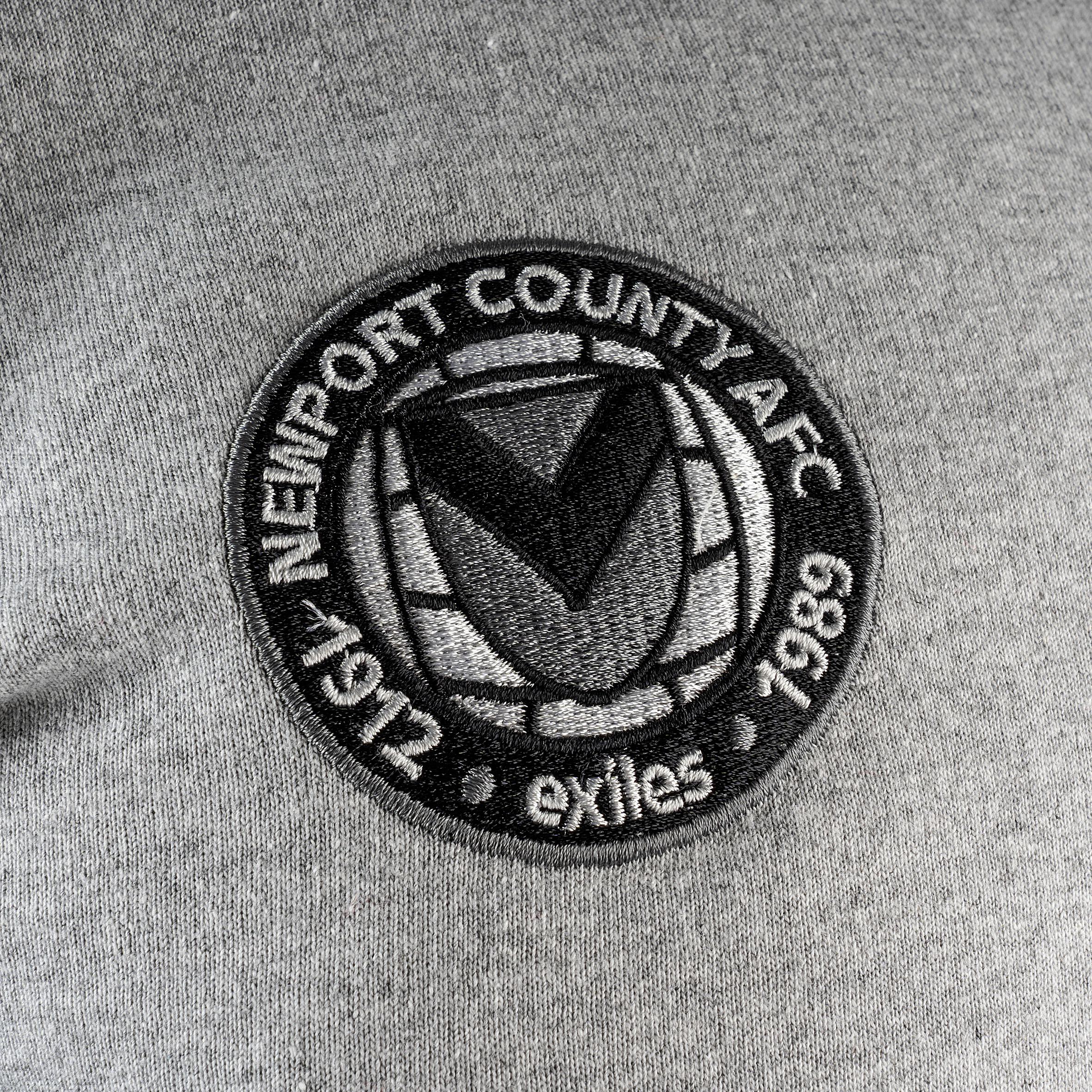 Newport County AFC Sweatshirt Grey Marl