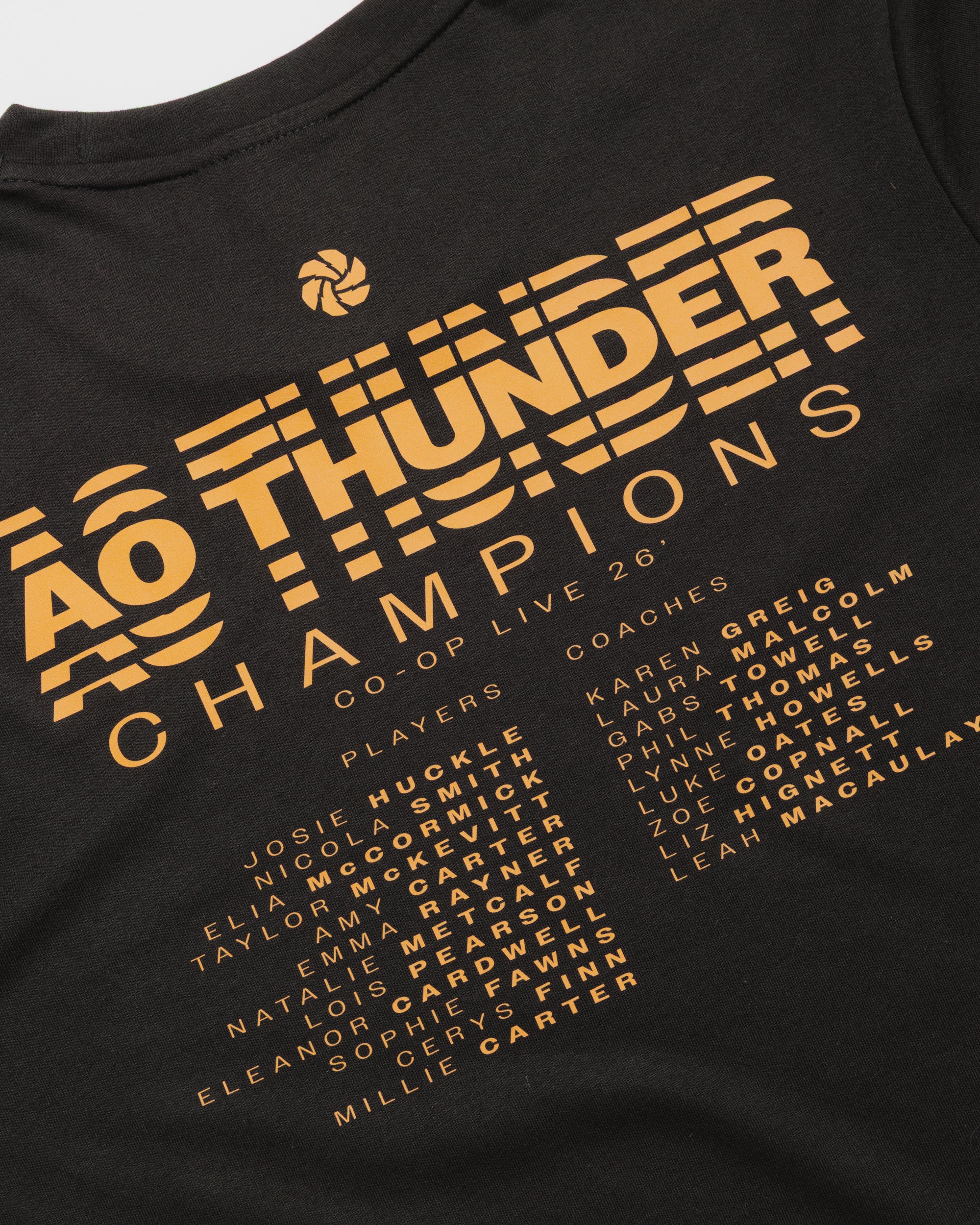 Manchester Thunder 2026 Champions Tee