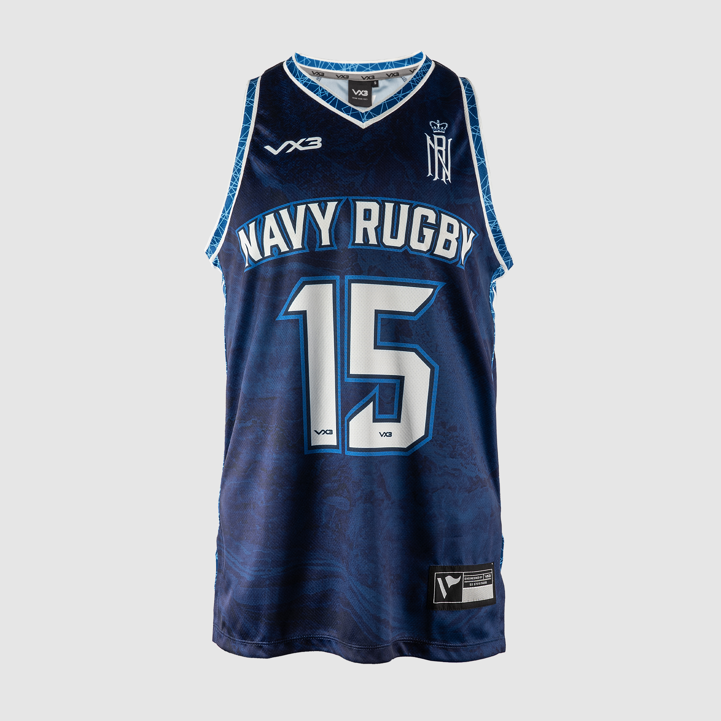 Royal Navy Rugby Union Basketball Vest 2024