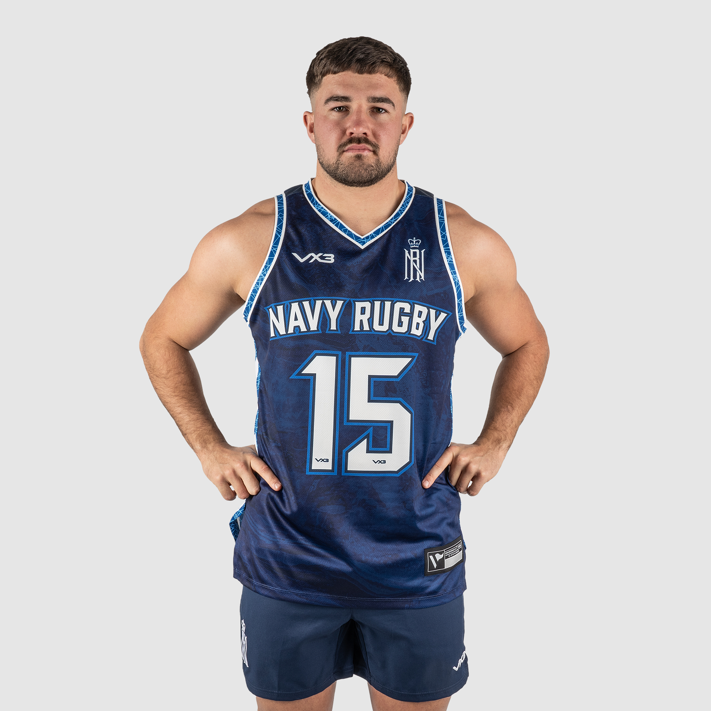 Royal Navy Rugby Union Basketball Vest 2024