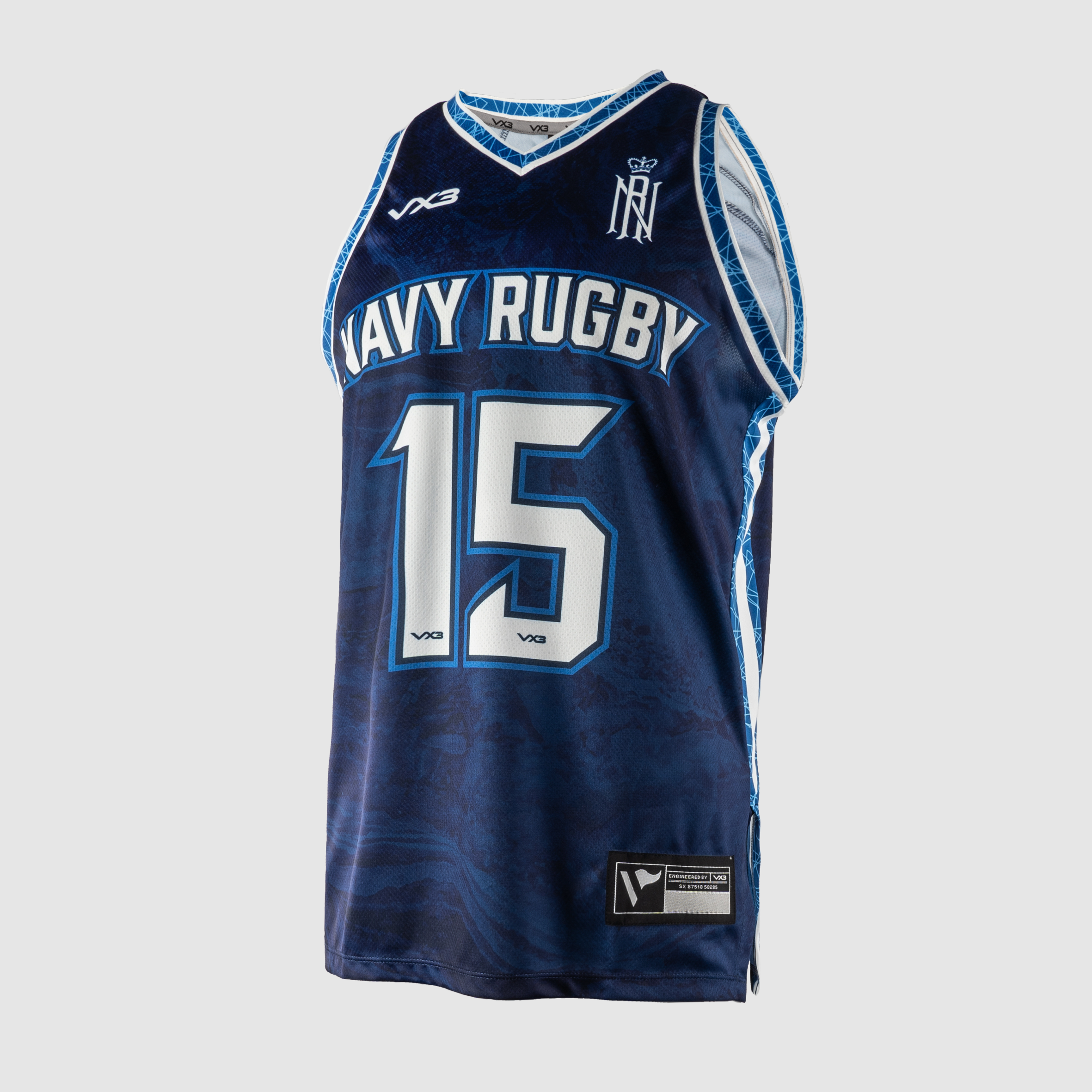 Royal Navy Rugby Union Basketball Vest 2024