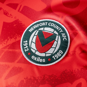 Newport County AFC 24/25 Warm Up Tee-Red/White