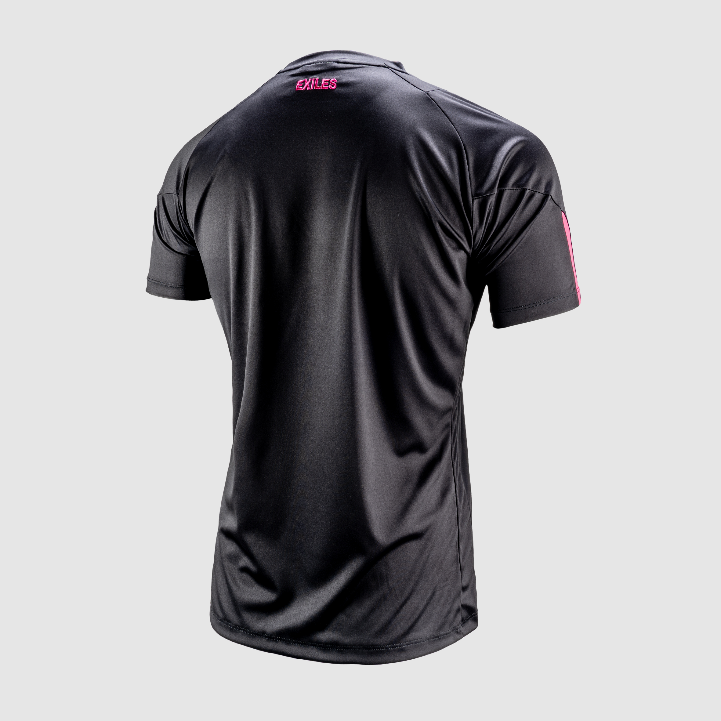Newport County AFC 24/25 Quadrigo Training Tee - Black/Pink