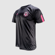 Newport County AFC 24/25 Quadrigo Training Tee - Black/Pink