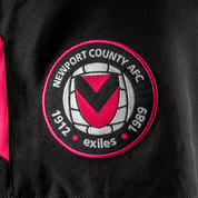 Newport County AFC 24/25 Quadrigo Gym Shorts-Black/Pink