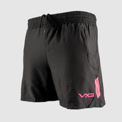 Newport County AFC 24/25 Quadrigo Gym Shorts-Black/Pink