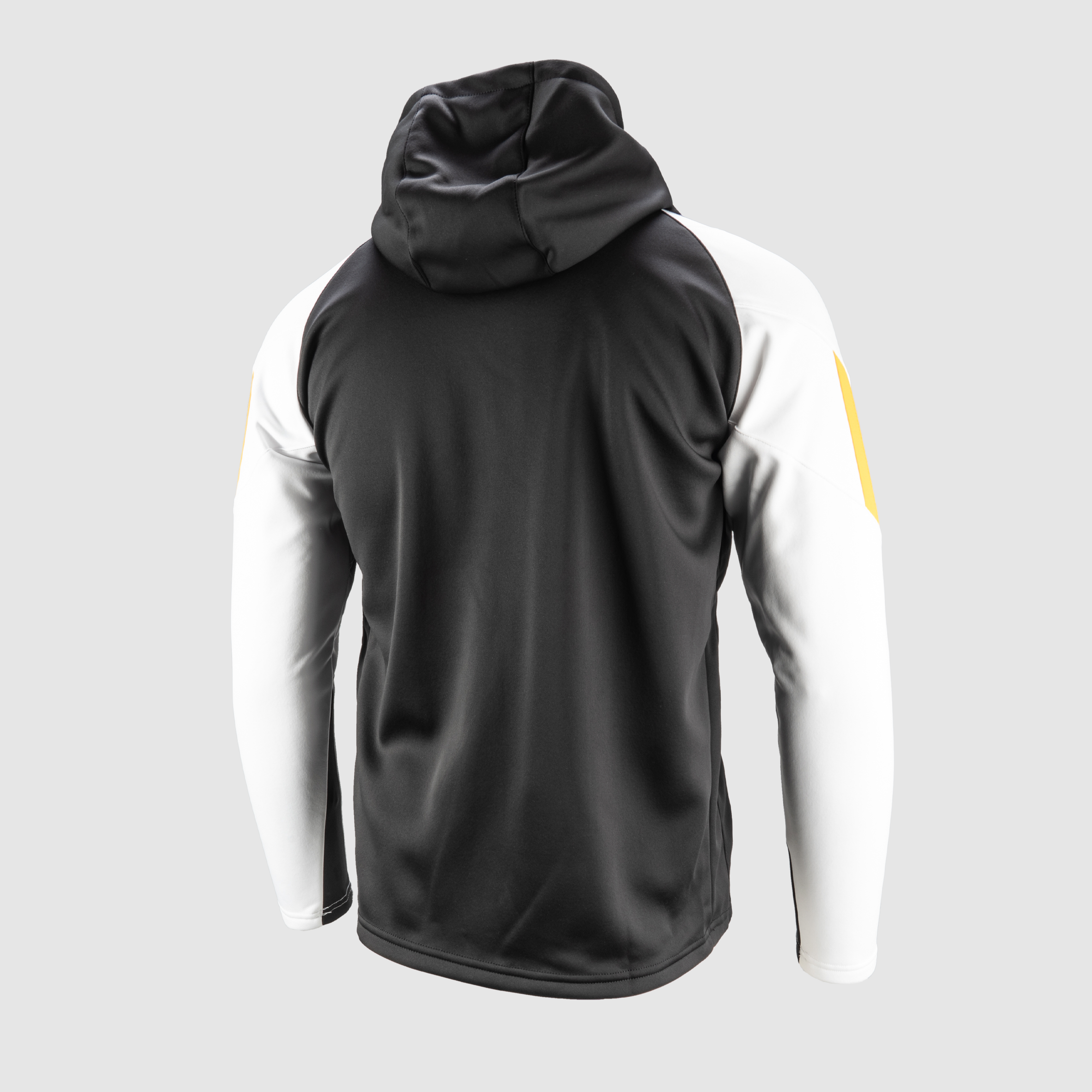 Newport County AFC 24/25 Zip Up Hoodie Black/White/Amber