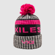 Newport County AFC 24/25 Bobble Hat- Black/Pink