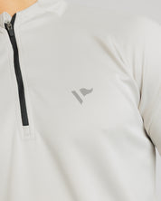 Arizona Quarter Zip- Dune Grey