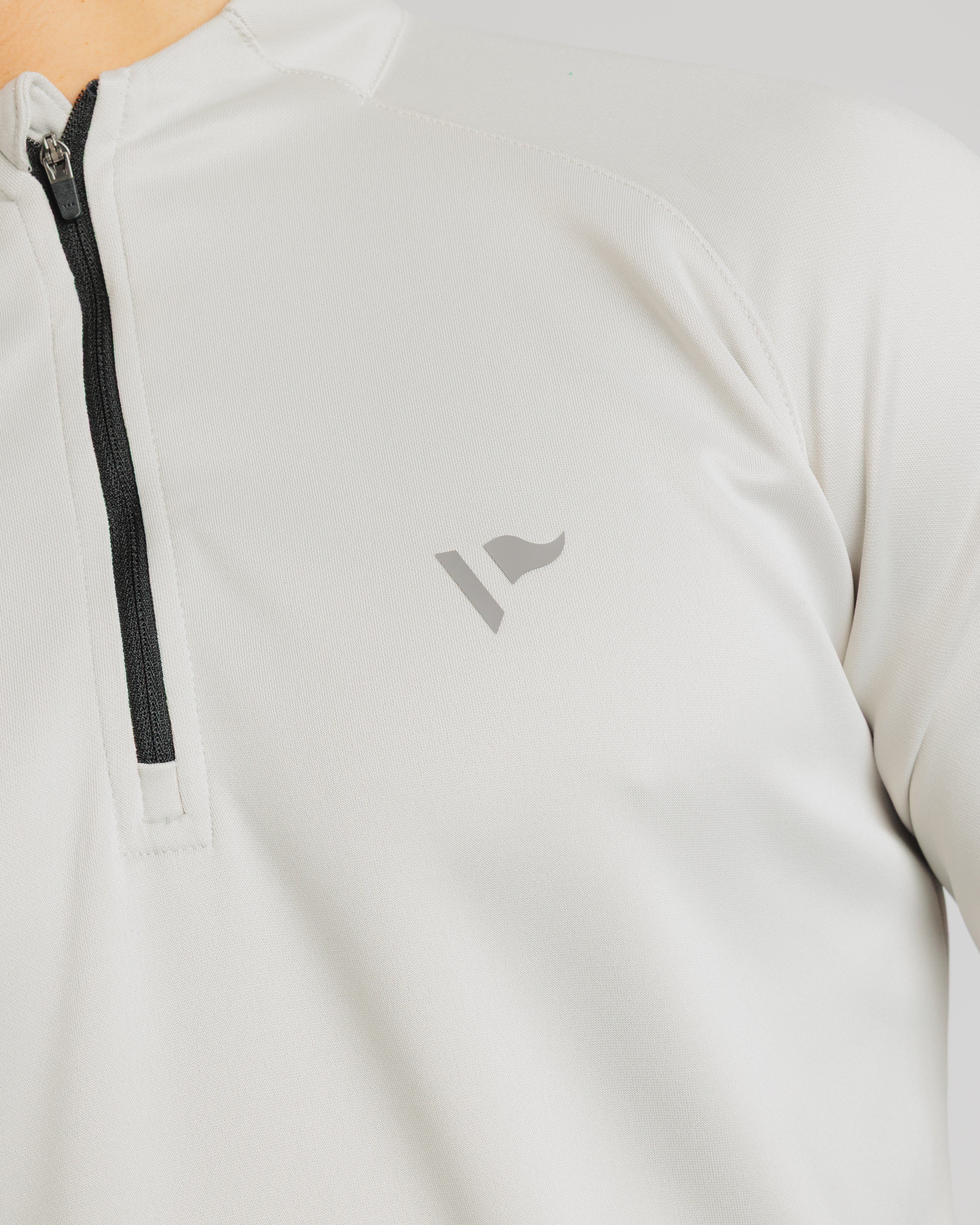 Arizona Quarter Zip- Dune Grey