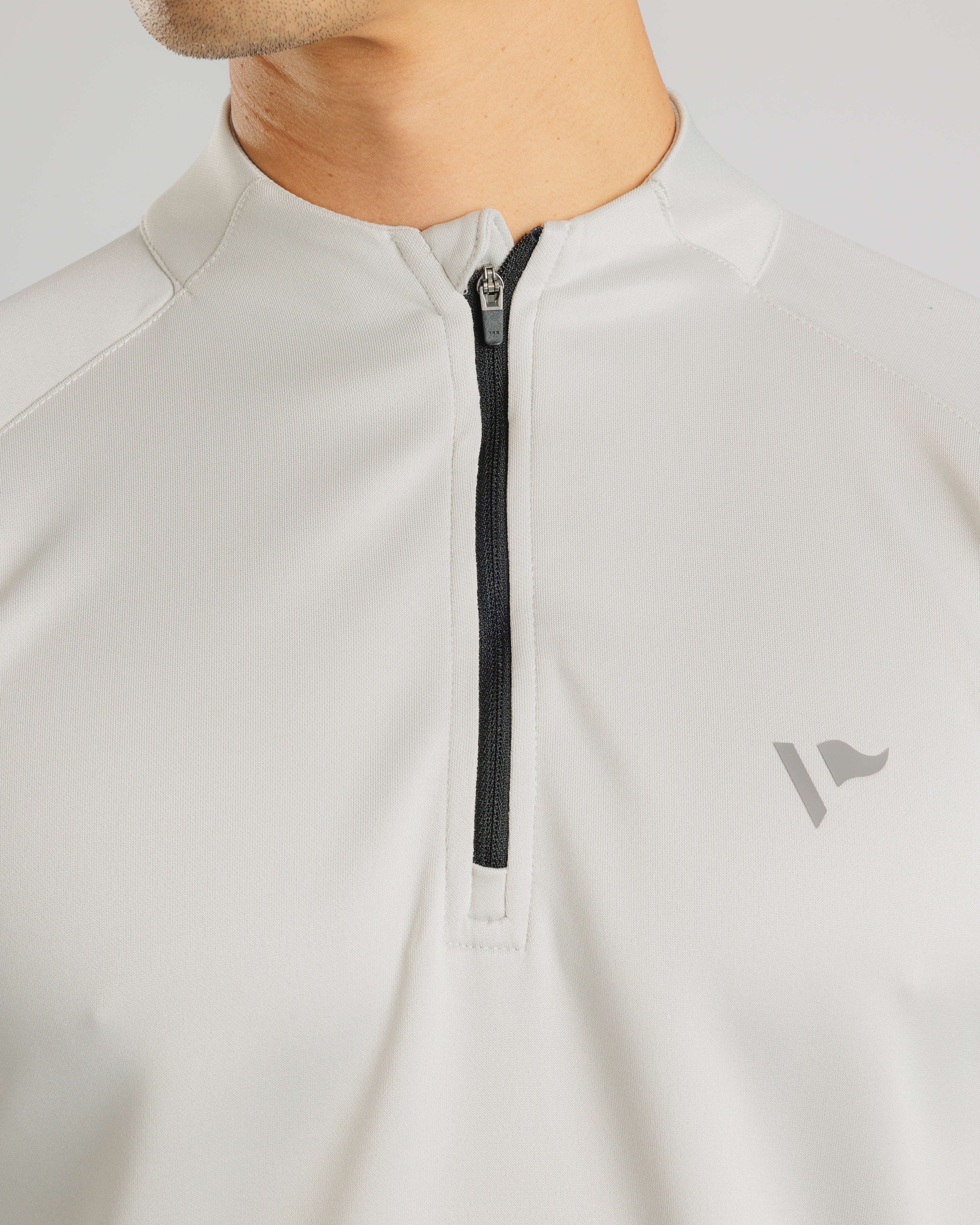 Arizona Quarter Zip- Dune Grey