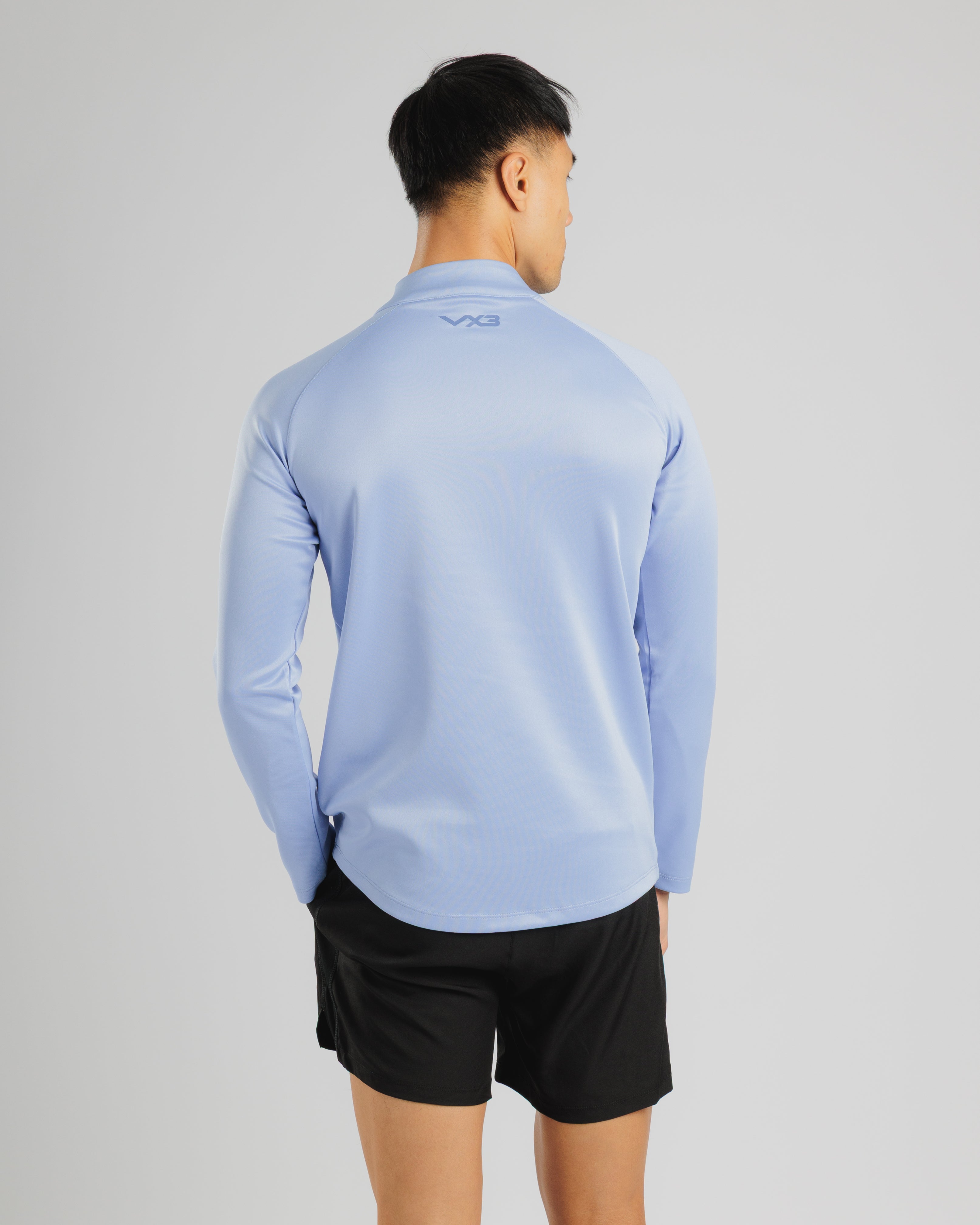Arizona Quarter Zip- Cirrus Blue