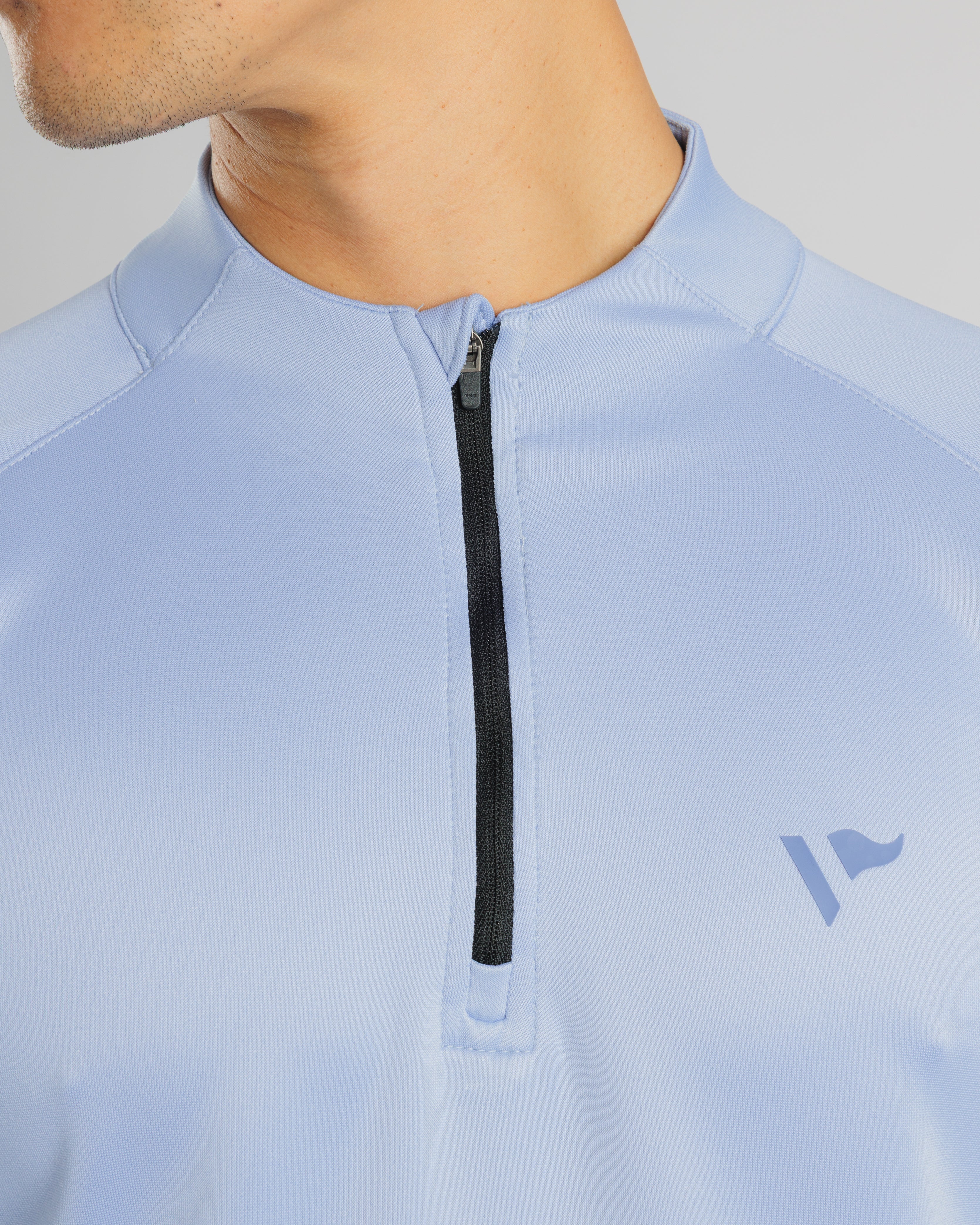 Arizona Quarter Zip- Cirrus Blue