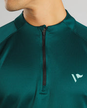 Arizona Quarter Zip- Saguaro Green