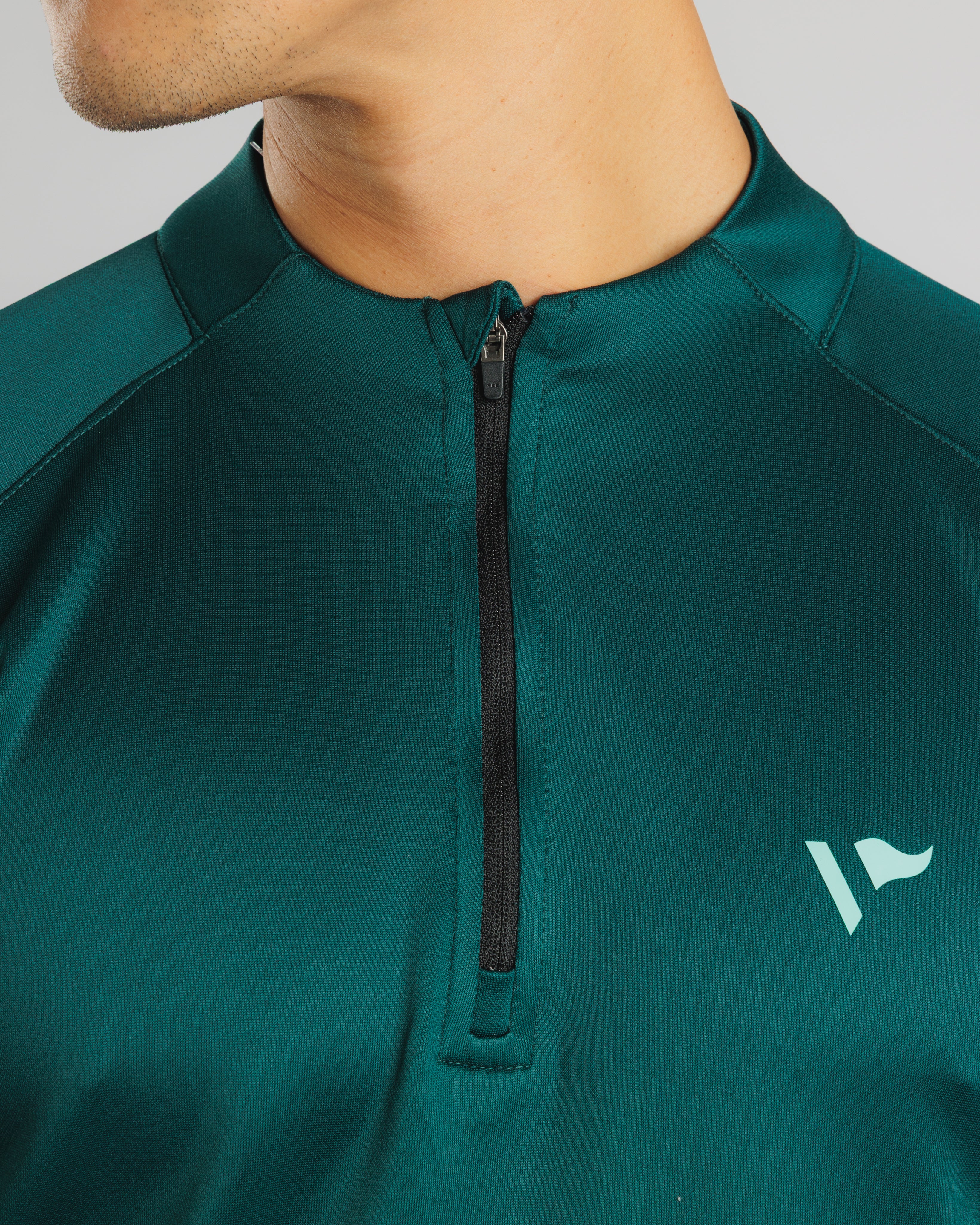 Arizona Quarter Zip- Saguaro Green