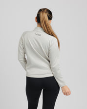 Arizona Quarter Zip Womens- Dune Grey