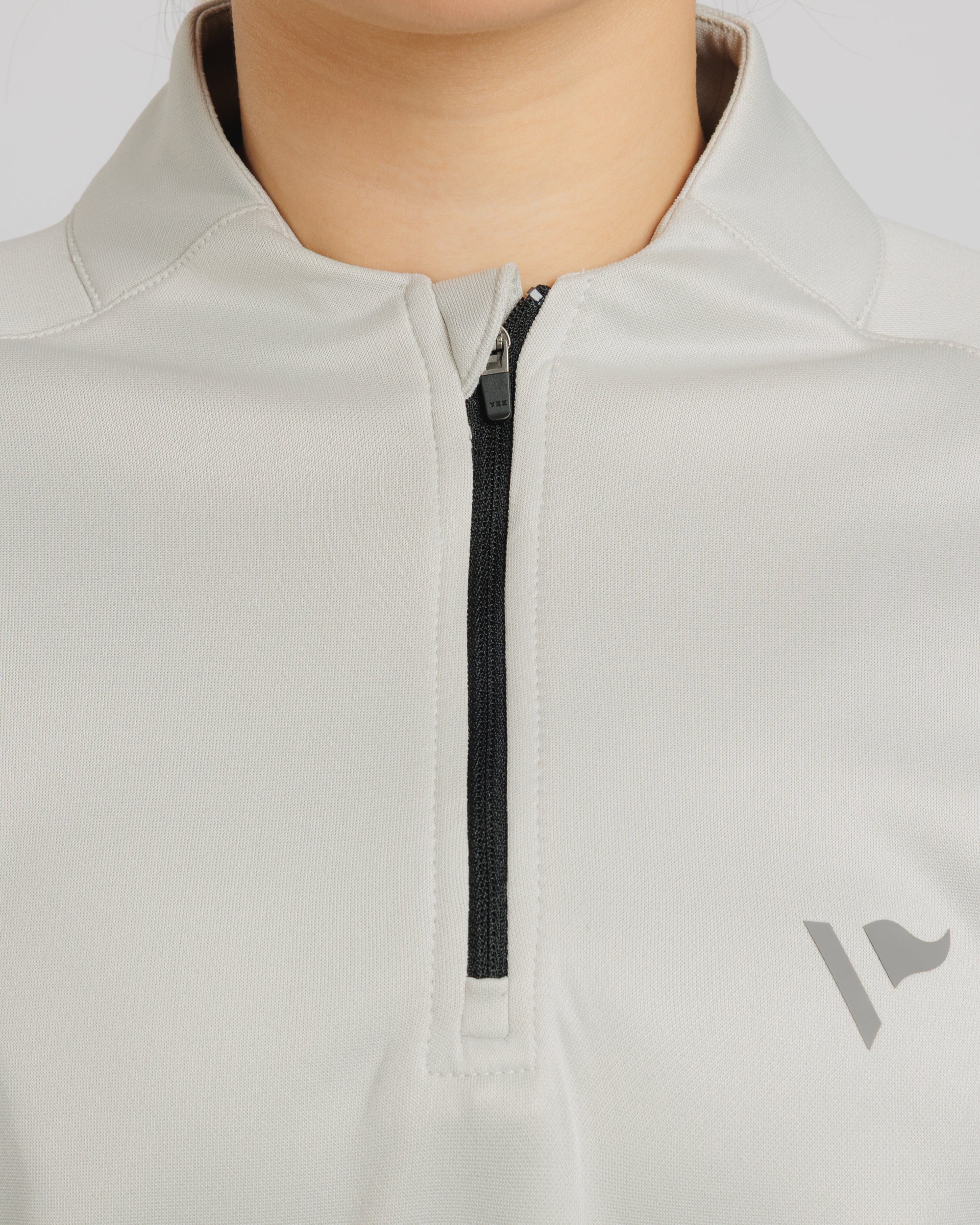 Arizona Quarter Zip Womens- Dune Grey