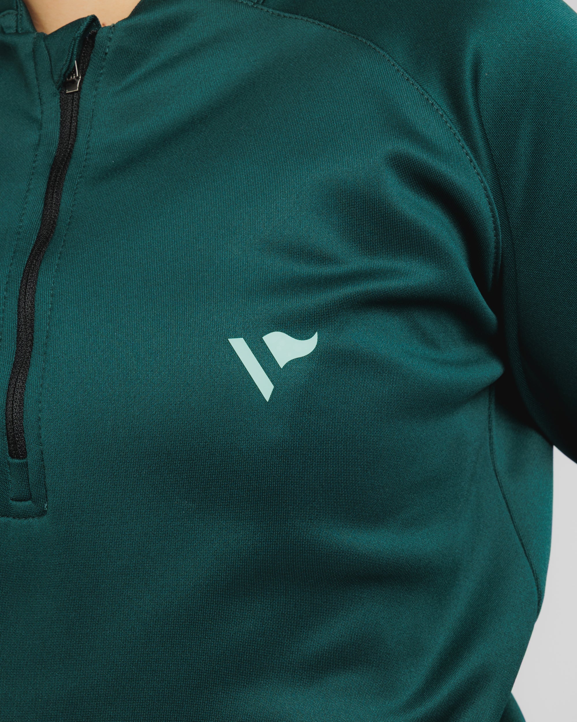 Arizona Quarter Zip Womens- Saguaro Green