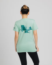 Arizona Desert Womens Tee- Aloe